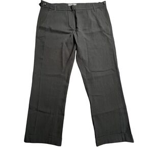 Ann Demeulemeester Black Avant Garde Minimalist Tailored Pants Sz 42 Modern Goth